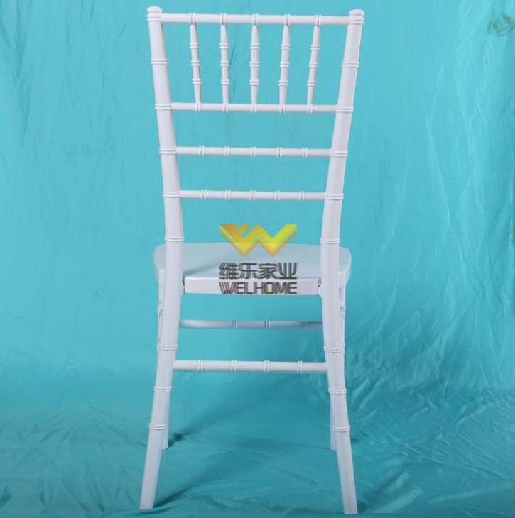 Wholesale Manufacturer white color stackable wooden chiavari wedding chair tiffany chair for wedding event rental